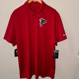 Nike Men’s Atlanta Falcons Sideline Team Issue Dri-FIT Polo Shirt Size 2XL NEW